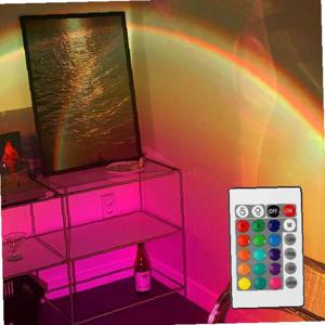 16색 리모컨 노을 석양 조명 선셋 무드등 MMA026