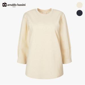 (아날도바시니)  7부 소매 핀턱 티셔츠 (AV04TS08M)