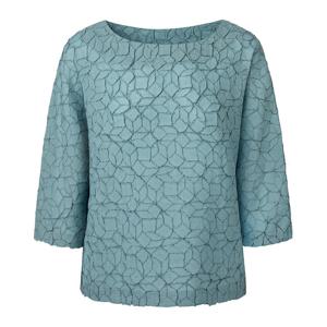 [플리츠미][플리츠미] 크랙 자수 배트윙 7부 티셔츠_PPTSM024035