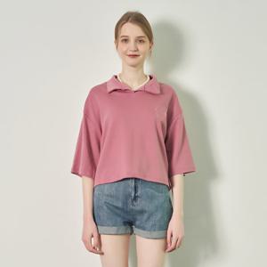 (레코브) 7부 카라 티셔츠(LC41B9LT031X)