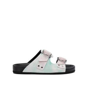 피에르하디 뮬 슬리퍼 VN01CALFMULTI TIE AND DYE BLACK Black