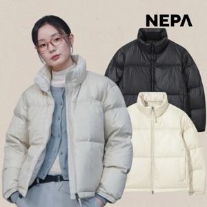 네파 여성 겨울 푸퍼 블랙 화이트 숏패딩 오리털 다운자켓 7L82018