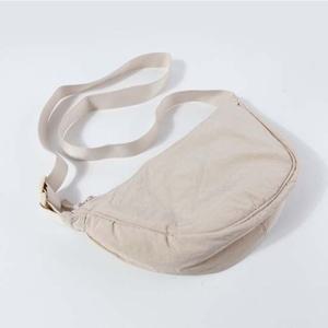 미니 크로스백 02반달크로스-GREY 어깨끈 캐리어연결