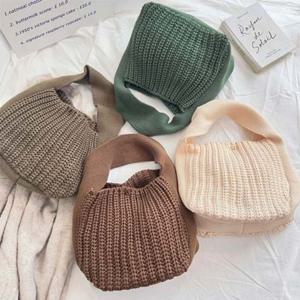 은창)니트 미니 라운드 무드 토트백 크로스백 가방