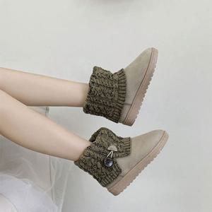 니트 털부츠 푹신한 신발 3컬러