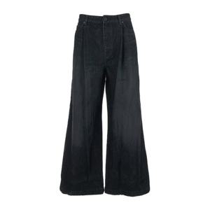 준지 벨벳 와이드 데님 팬츠 JC5821PD35 BLACK