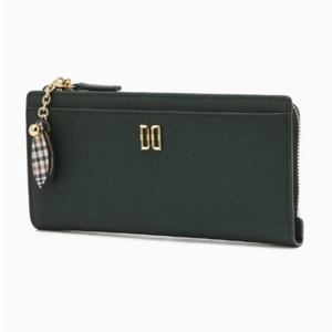 [닥스] 그린 DD로고 소가죽 슬림 2단 장지갑 DCWA5F312E2