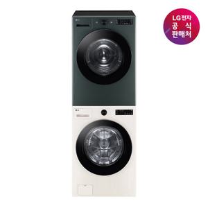 [LG전자공식판매처] LG 트롬 세트모델 FG21EN+RG19GN (드럼세탁기+건조기)