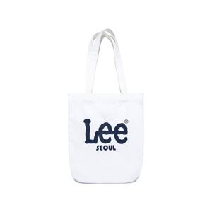 [LEE]LEE 서울 빅 트위치 로고 에코백 화이트 LE2501BGA1WH