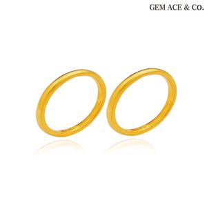 제메이스 순금 뉴 베이직 반지 2종