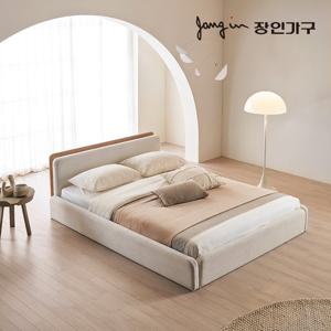 장인가구 [비밀특가] 하랑 E0 패브릭 슬림헤드 저상형 패밀리침대 기본형 Q 프레임