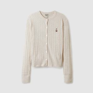 후아유 여성 스티브 하이게이지 울 가디건 WHCKE3801F