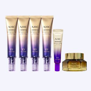 AHC 앰플 아이크림 포 페이스 라인 타이트닝 40ml*4+12ml*1+콜라겐크림 60ml