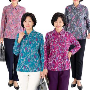 [엄마옷 로즈맘] 홍순반오픈카라약기모티셔츠