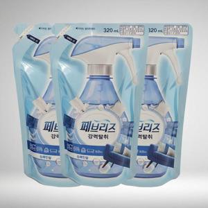 페브리즈 섬유탈취제 리필 상쾌한향 320mlx3개 WFKNOUJ