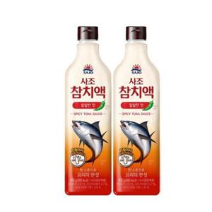 사조해표 참치액 칼칼한맛 900ml 2개
