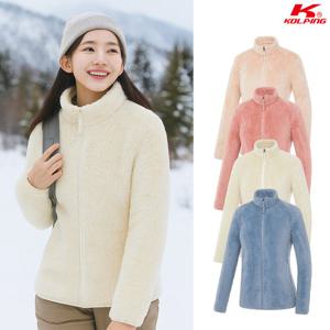 콜핑 여성 겨울 부드러운 촉감 보온 등산 후리스 자켓 KSC681TJ6W