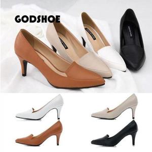 [갓슈]로제바인  7cm 스틸레토 미들힐 수제화 여성구두