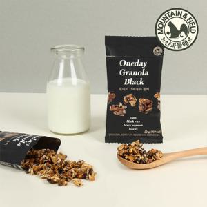 [산과들에] 원데이그래놀라블랙 20gx60봉 검은콩 그래놀라