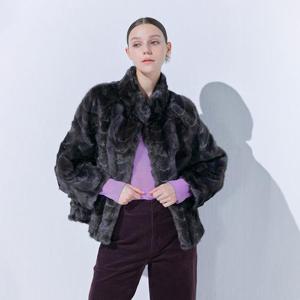 ★하루초특가★[정가 299,000원][유로모피]밍크 하이넥 케이프 자켓