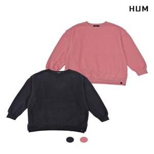 [HUM][본사][HUM]여) 양기모 쭈리 오버핏 맨투맨(FHNWCTM524M)