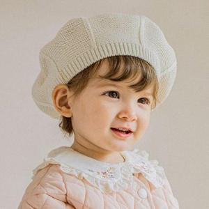 [해피프린스]레디 니트 아기 베레모