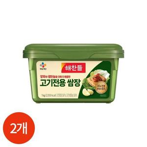 갤러리아_해찬들 고기전용 쌈장 1kg x 2개