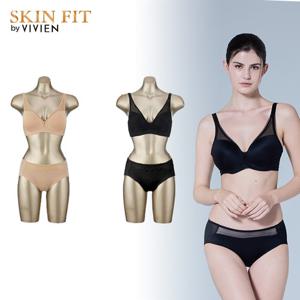 [비비안] 스킨핏 히든커버 노와이어 브라팬티 여자속옷세트 4종