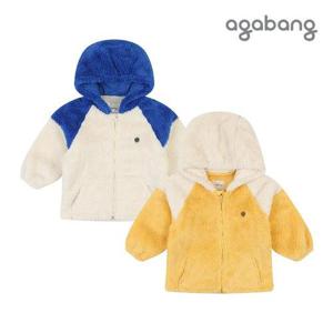[아가방]콜드컬러배색뽀글이점퍼(BLUE,YELLOW)_01Q755004