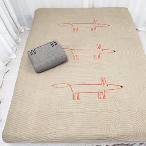 모던폭스 퀼트 면 카페트 침실 거실 스프레드 160x210