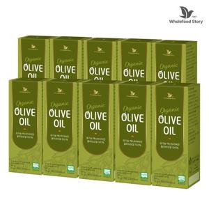 [홀푸드스토리] 유기농 엑스트라버진 올리브오일 100% x 10박스 (70포)