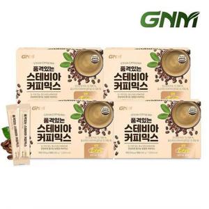 갤러리아_[당 없는 무설탕커피] GNM 스테비아 커피믹스 스틱 4박스 / 제로