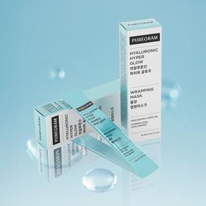 퓨어그램 히알루론산 하이퍼글로우 물광 탄력 랩핑마스크 3BOX