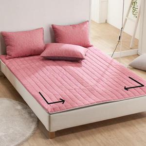 마이크로 누빔 온수 전기 카본 매트커버 퀸 Q 3컬러