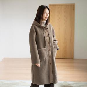 엄마옷 마담4060 후드뽀글이코트-QCO2512001-