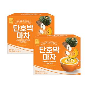 [녹차원] 단호박마차 30스틱 x 2팩 (달콤한 단호박과 부드러운 마)