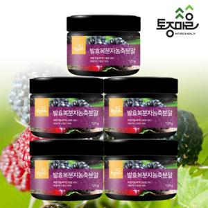 [토종마을]발효복분자농축분말 120g X 5통_고창복분자_복분자분말_복분자가루
