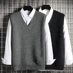 [모로엠] 남성 가을 니트조끼 남자니트조끼 ON-VEA-QWFFSYDT