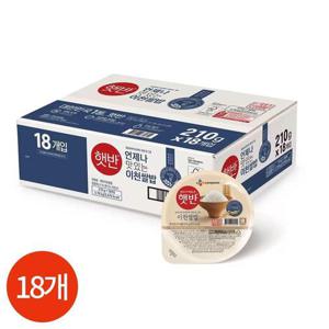 갤러리아_CJ 햇반 이천 쌀밥 210g x 18개