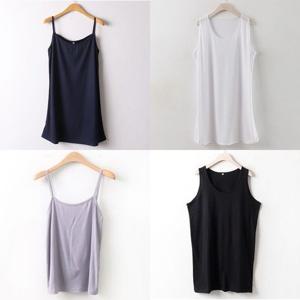 [아이우먼]봄신상 빅사이즈 망고 끈나시 사계절 민소매 롱나시