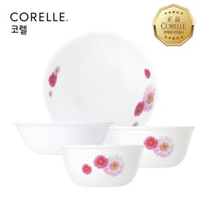 코렐 핑크데이지 공기2p+대접2p
