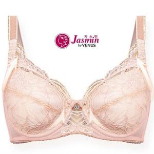 [자스민by비너스]펄사 레이스 와이어 홑겹 풀컵 브라 jbr1254