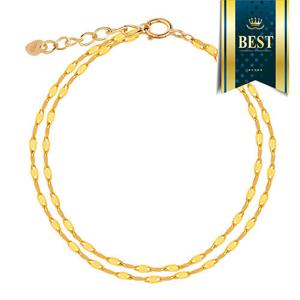 [한국금다이아몬드] *당일출고* 순금 팔찌 24K 여자 남자 2줄 잠자리 체인