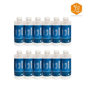 [청년소금] 식기세척기 소금 식세기 세제 정제소금 1kg x 12개