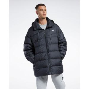 [하프클럽]Reebok 남여공용 VECTOR 롱 패딩 자켓 - 블랙 / HH8368 REJU2F600BK