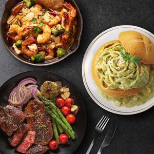 [APP전용][프레시지] 블랙라벨 시그니처 SET (블랙라벨스테이크+감바스알아히요+바질크림빠네) (냉장)