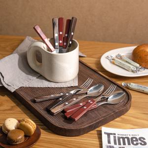 트라몬티나 폴리우드 커트러리 테이블 4인세트 12P (2color)