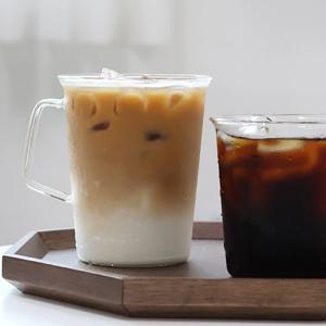 캐스트 내열 유리컵 / 유리 머그 카페라떼 머그 (430ml)