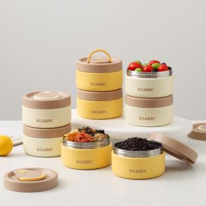 스텐 진공 보온도시락+보온가방 세트 직장인 런치박스