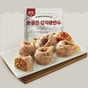 속이 꽉찬 엄마손맛 수제 옹골진 고기/김치 왕만두 1kg 1봉